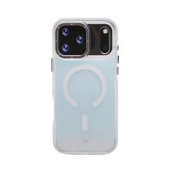 Designer Magnetic Camaleon Case for Apple iPhone 17 Pro Max/iPhone 18 Pro Max Silver
